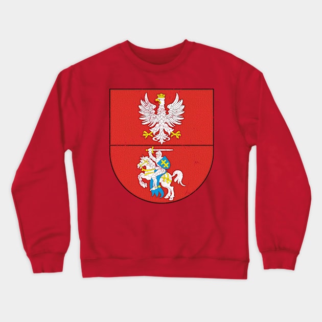 Podlaskie Voivodeship, Poland - Vintage Distressed Style Design Crewneck Sweatshirt by DankFutura